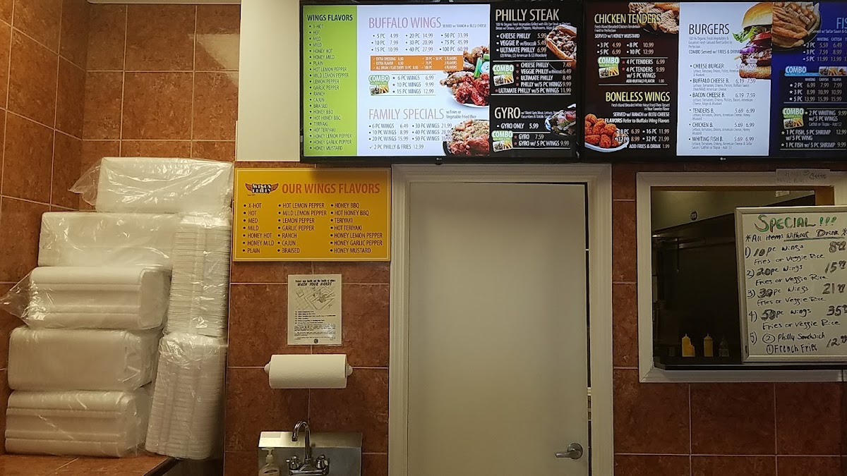 Menu Wings & Philly-1